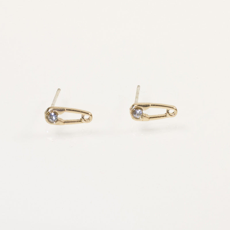 Small Paper Clip Earrings
