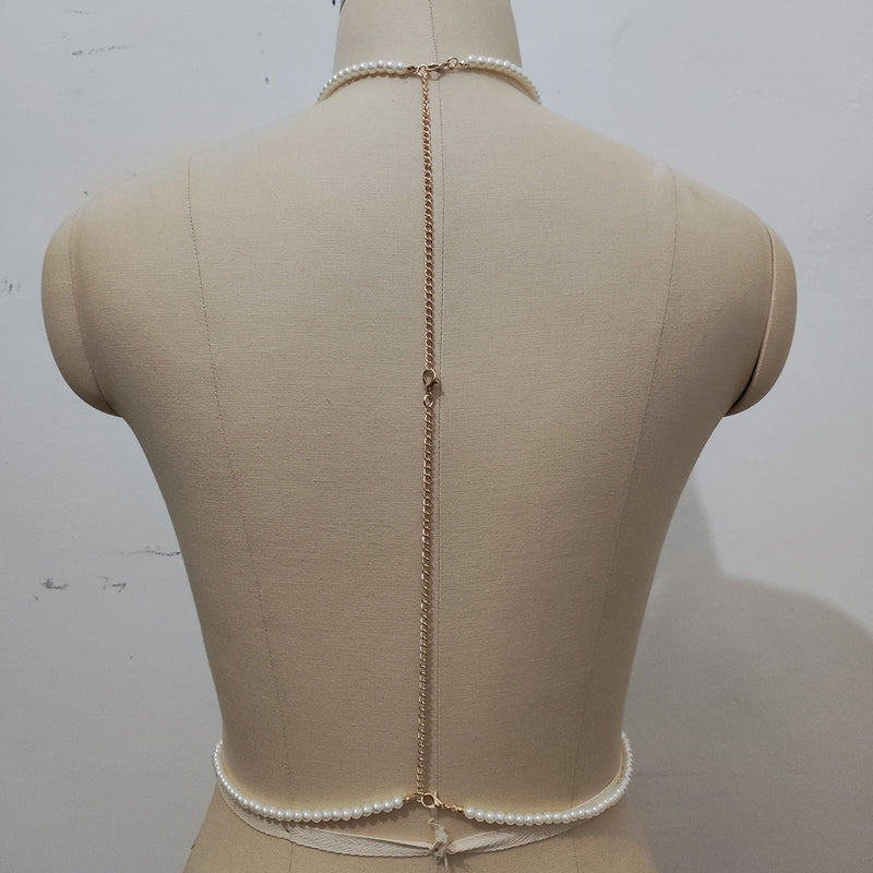 Sexy Bikini Pearl Breast Chain for Girls