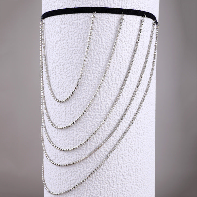 Sexy Beach Leg Chain Nightclub Multi-layer Thigh Chain