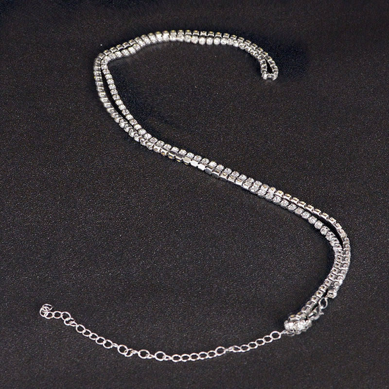 Women Sexy Rhinestone Waist Chain for Body Jewelry