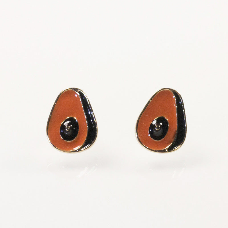Enamel Fruit Earrings