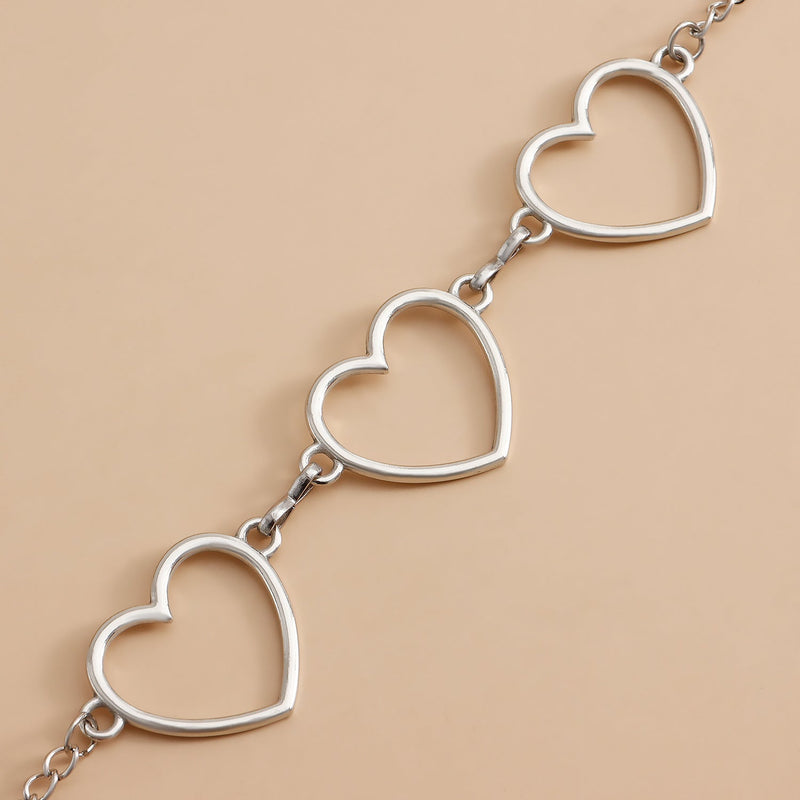 Hollow Heart Pendant Pocket Punk Chain Waist Chains