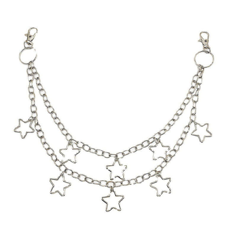 Stars Keychain Punk Trouser Wallet Chain Hip Hop Jeans Chains Pants Chain