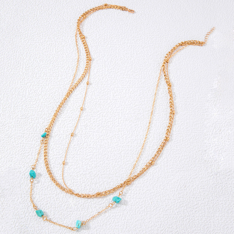 Sexy Bohemian Style Colorful Gravel Waist Chain