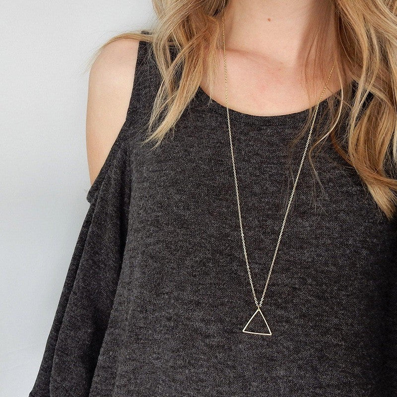 Triangle Charm Necklace