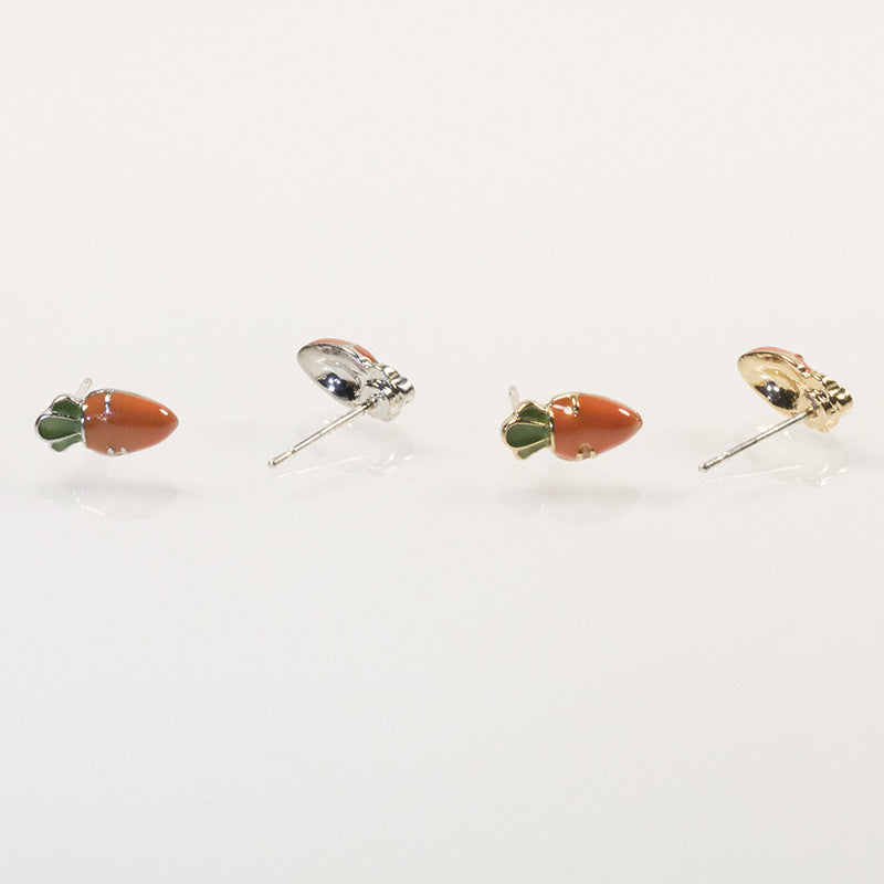 Cute Vegetable Carrot Earrings