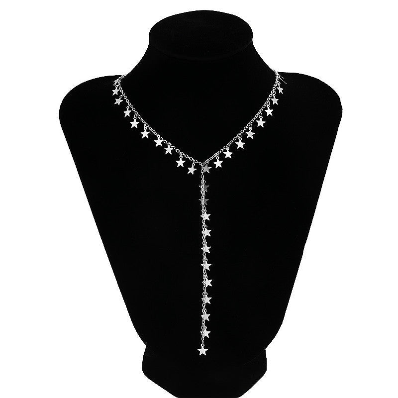 Star Long Tassels Necklaces for Women