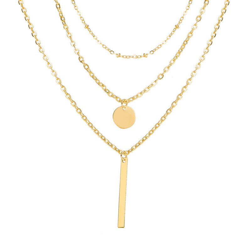 Simple Double Layer Color Necklace