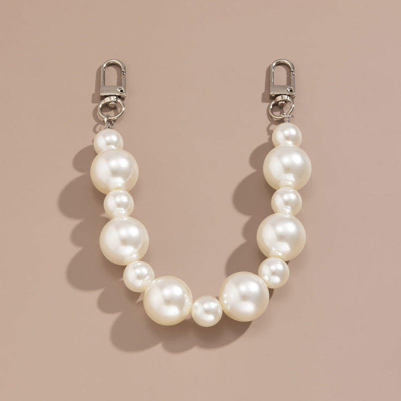 Handbag Shoulder Chain Long Beaded Chain Pearl Strap for Bag