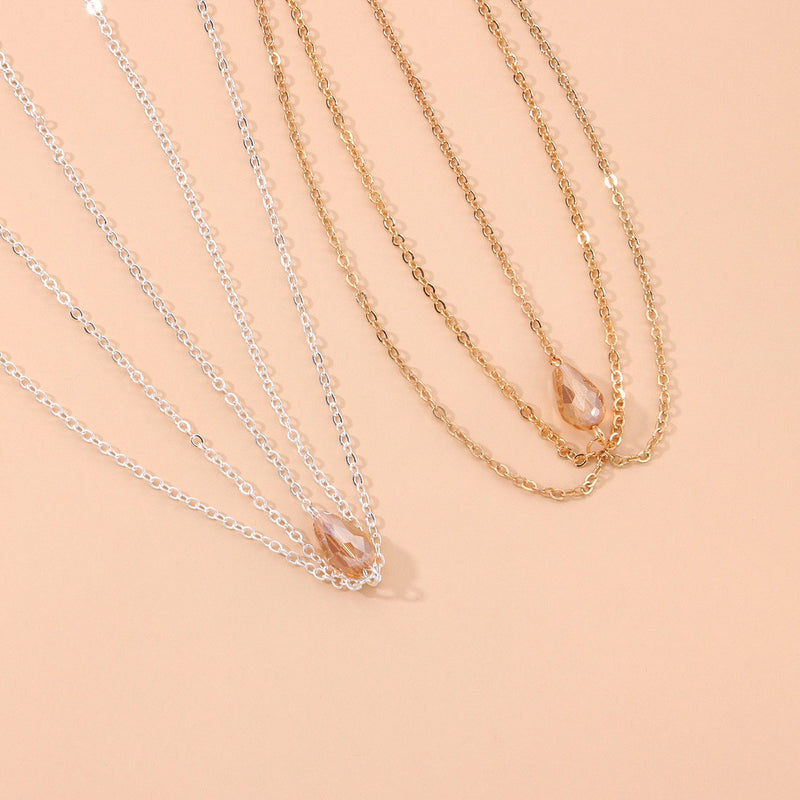 Bohemian Crystal Fashion Bridal Hair Chain Jewelry