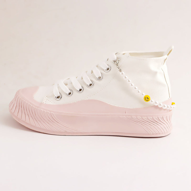 Removable Pearl Shoe Chain