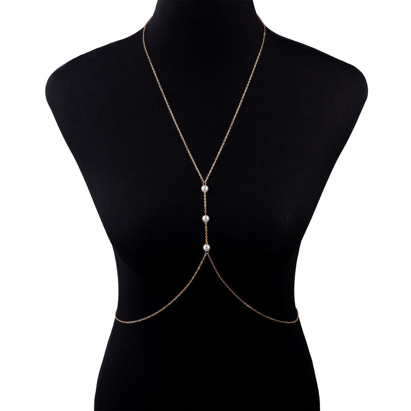 Belly Bodychain Sexy Pearl Chain Women's Body Chains