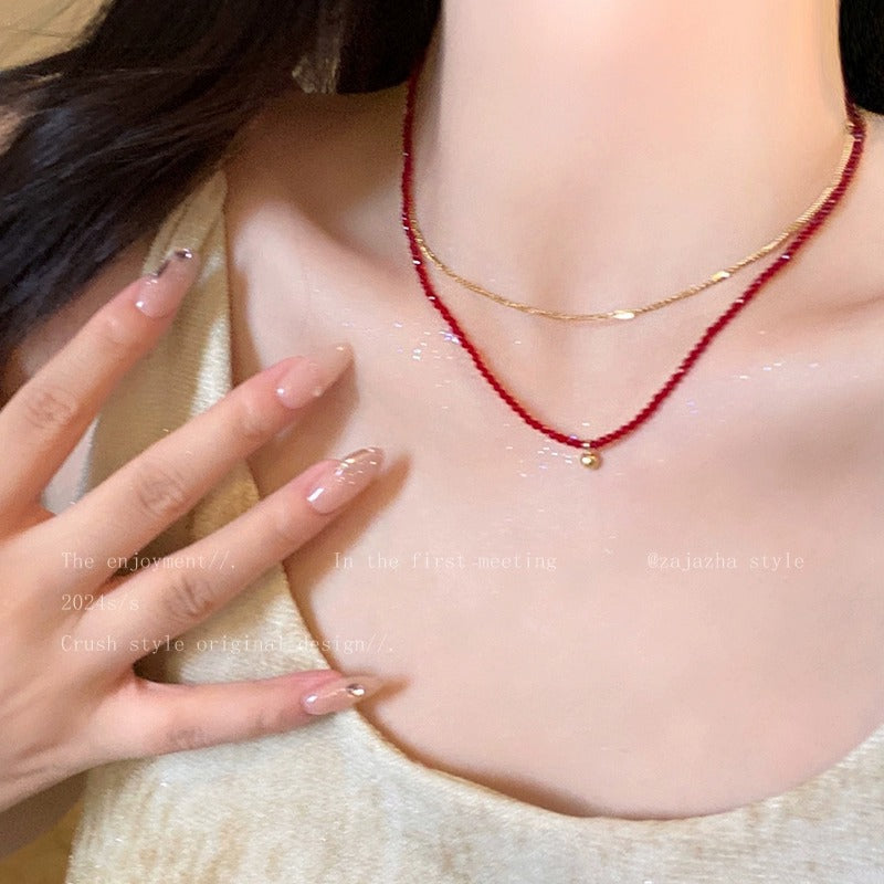 Tiny Small Bead Necklace