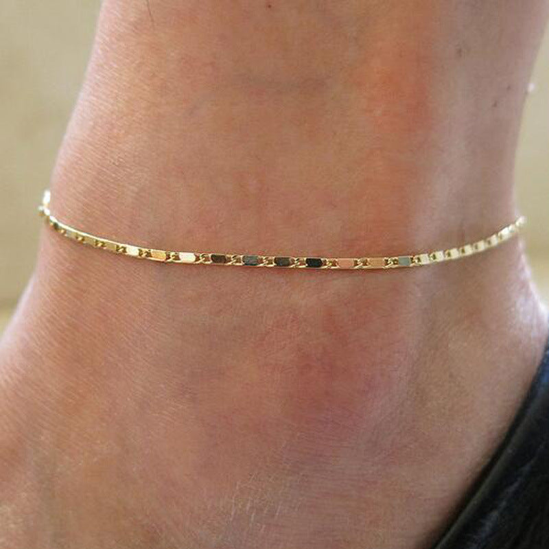 Ankle Link Chain Adjustable Anklet Bracelet
