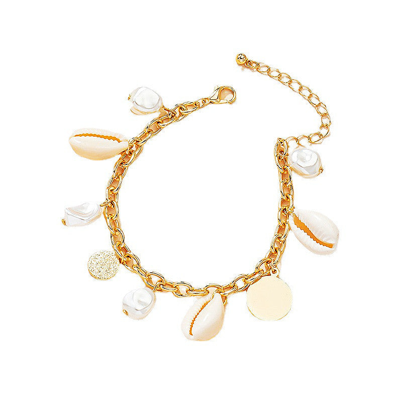 Natural Shell Irregular Pearl Bracelet