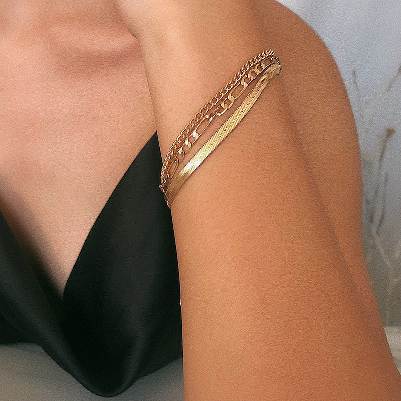 Multilayer Chain Bracelet