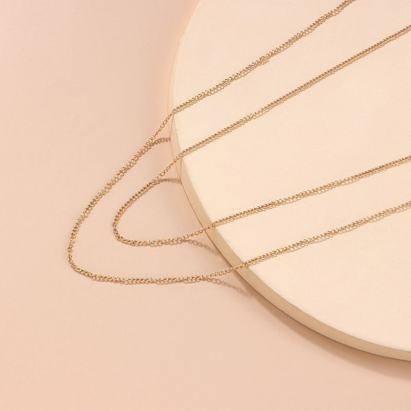 Double Layer Asymmetric Waist Chain Beach Bikini Body Jewelry