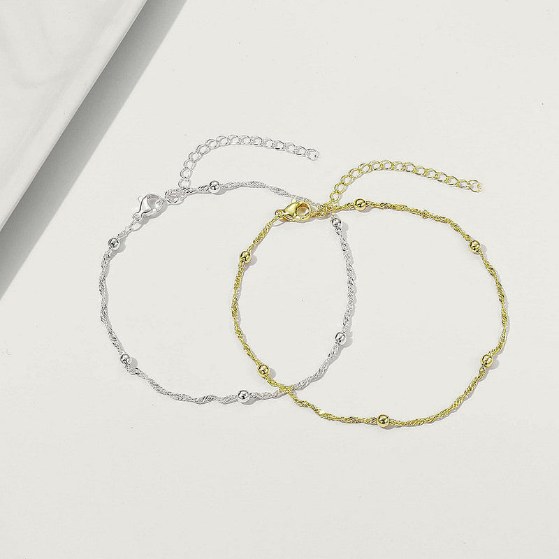 Twist Rope Chain Ankle Bracelet