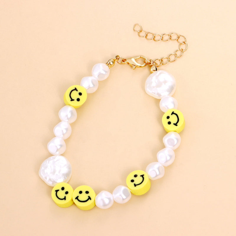 Smile Style Beads Wrist Charm Bracelet