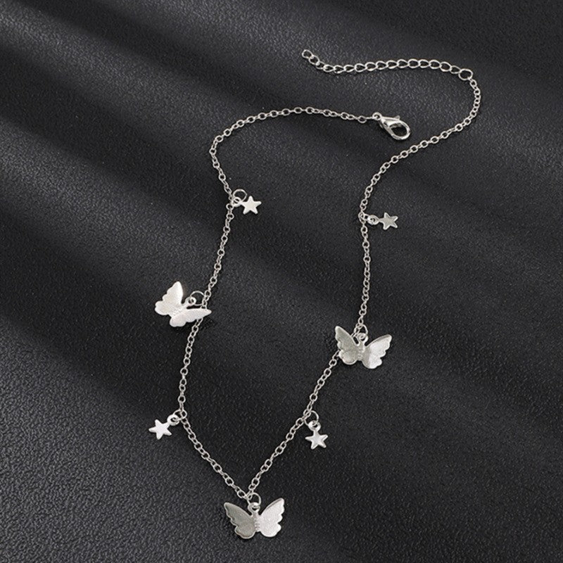 butterfly Pendant Necklace for Women