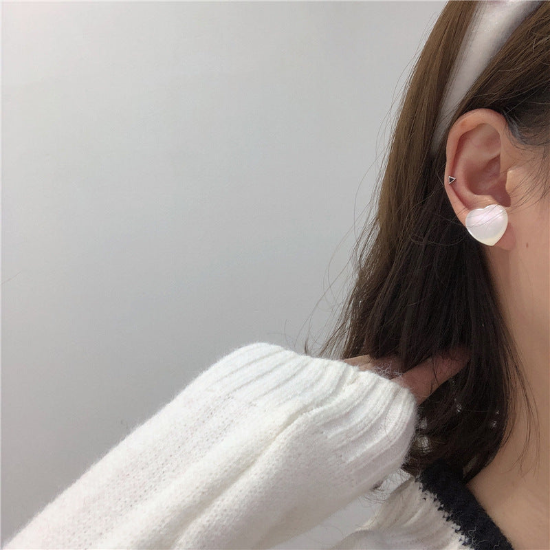 Cute love Heart Stud Earrings for Women