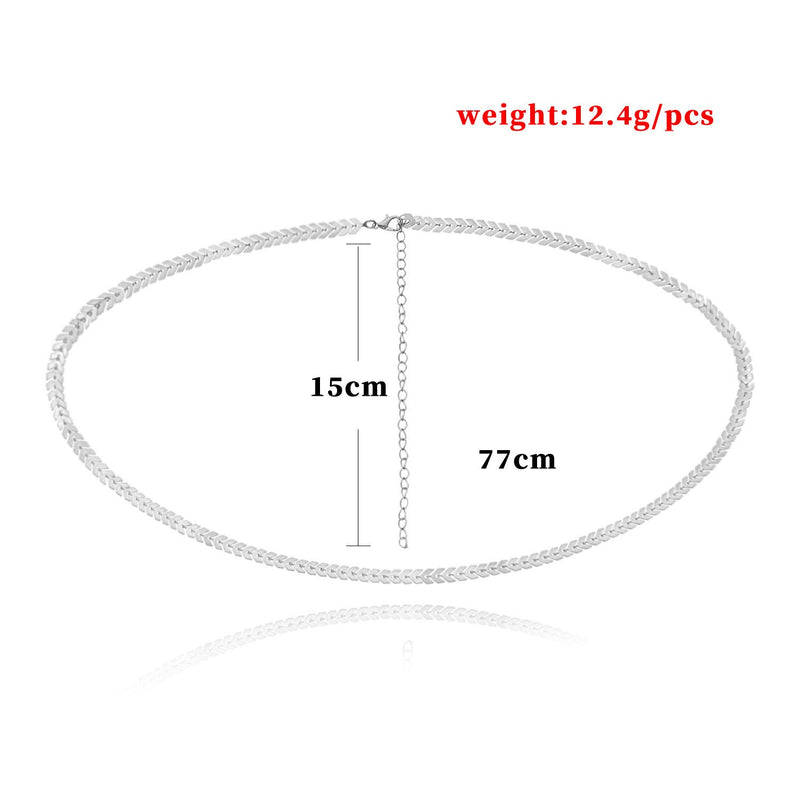 Geometric Link Chain waist Chain