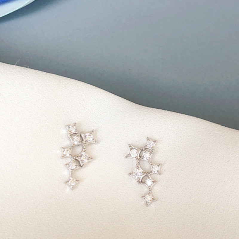 Rhinestone Star Earrings