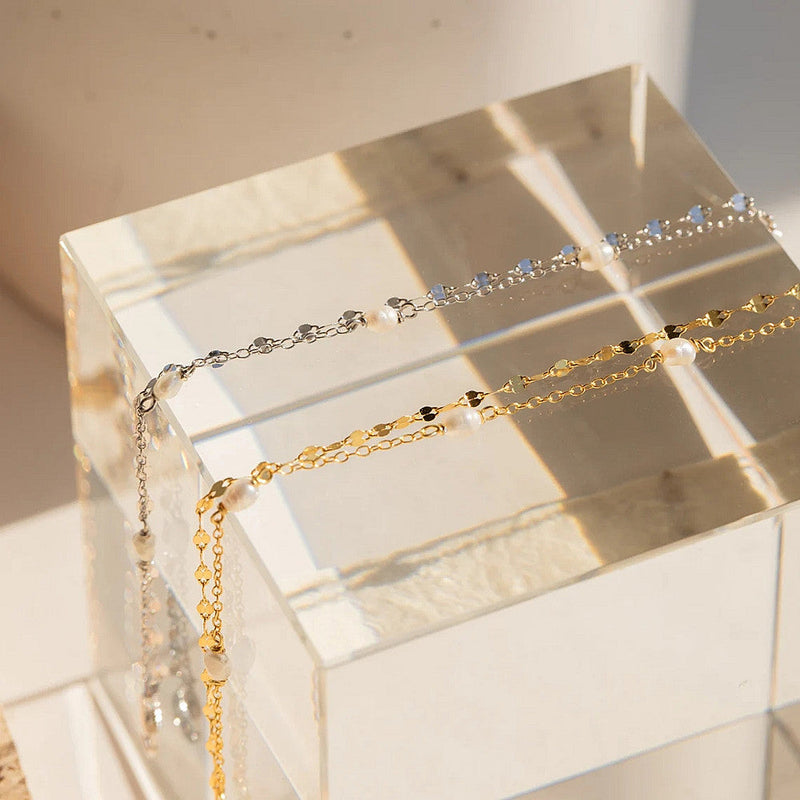 Beaded Pearl Wrap Bracelets Women