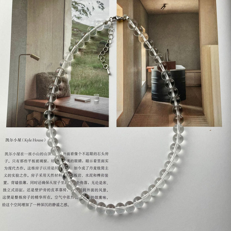 Clear Beads Crystal Necklace