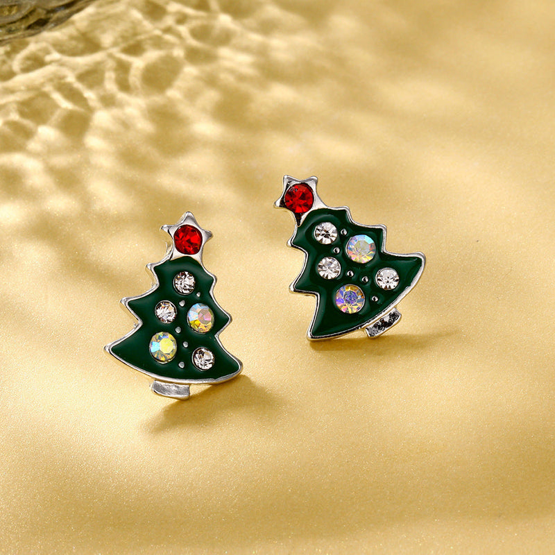 Christmas Geometric Gift Stud Earrings
