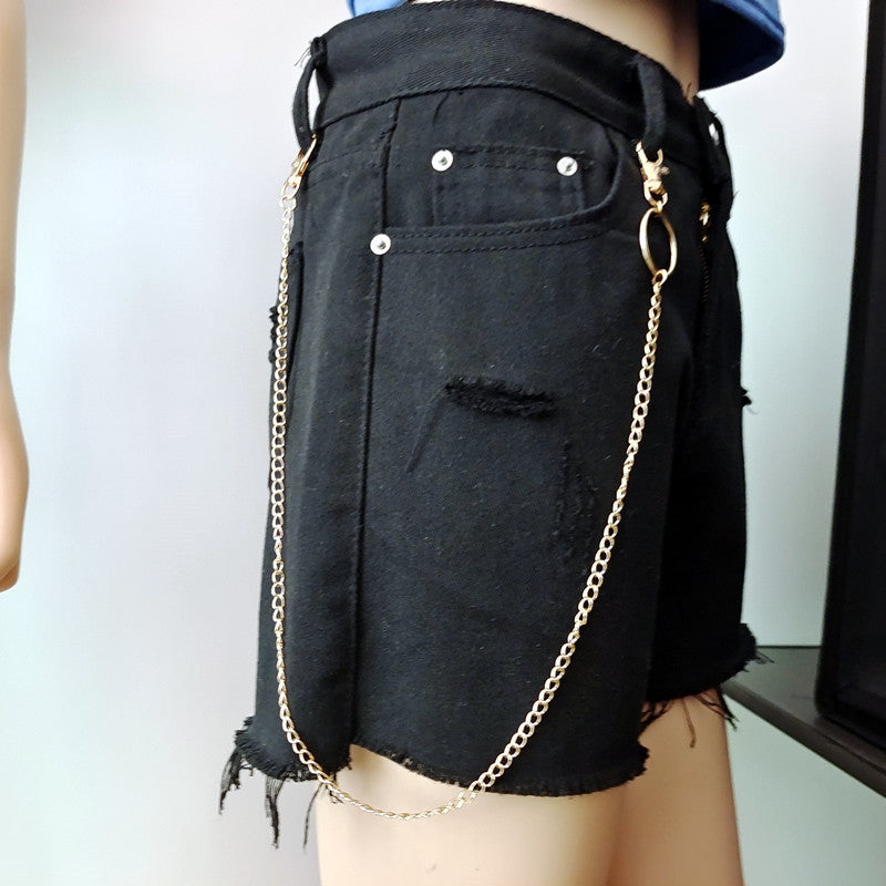 Punk Rock Style Metal Layer Trouser Chain Wallet Chain