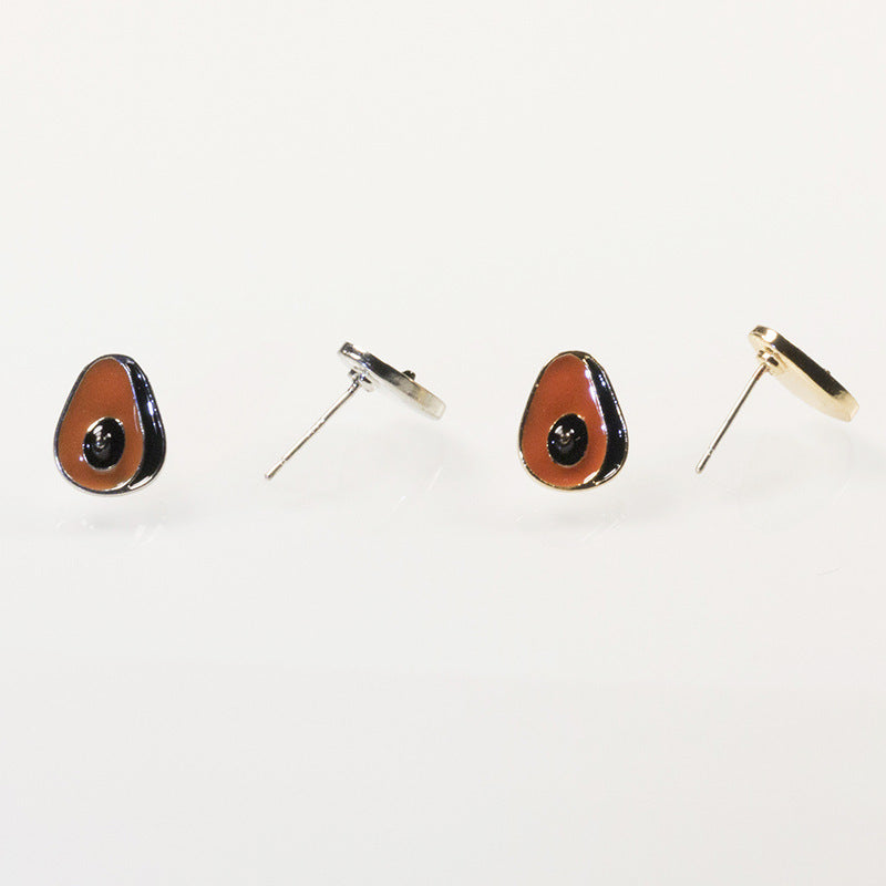 Enamel Fruit Earrings