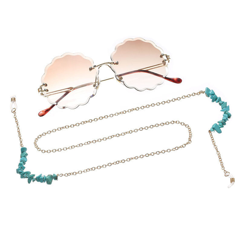 Natural Gemstone Handmade Sunglasses Chains