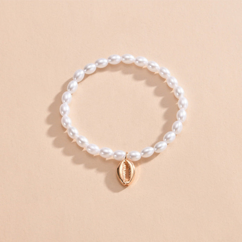 Pearl Shell Pendant Anklets Jewelry