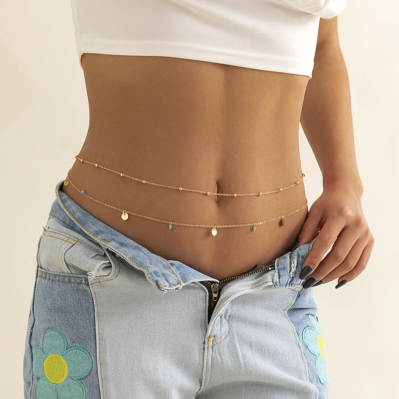 Beach Body Chain Sexy Waist Chain Belly Chain Jewelry for Waist