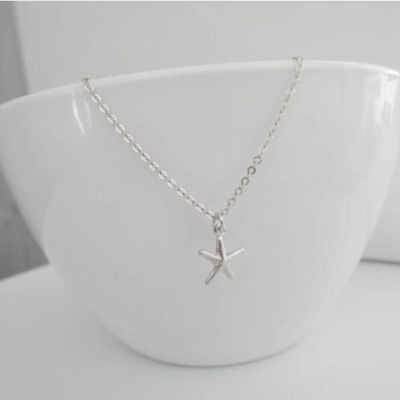 Summer Beach Style Starfish Pendant Necklace