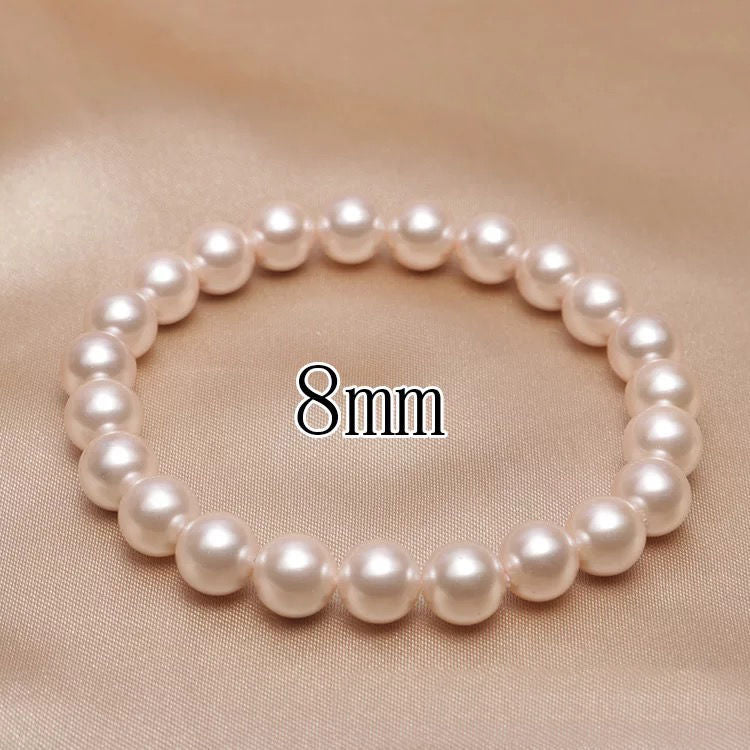 Simple Elegant Round Beads Shell Pearl Beads Bracelets
