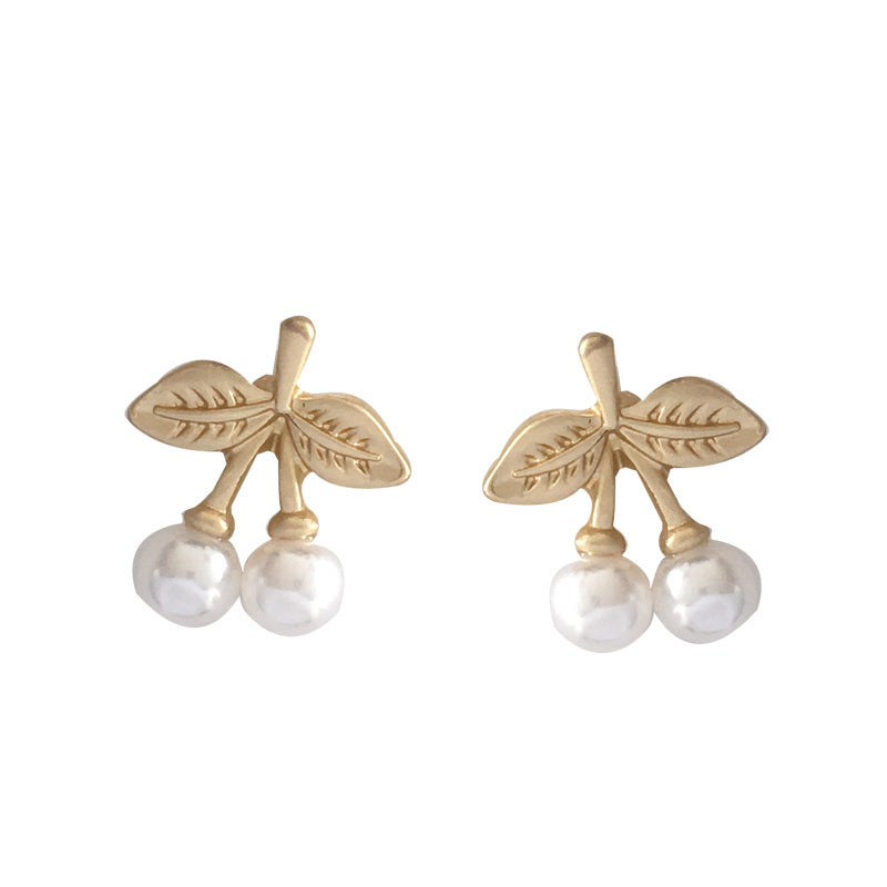 Pearl Cherry Earrings