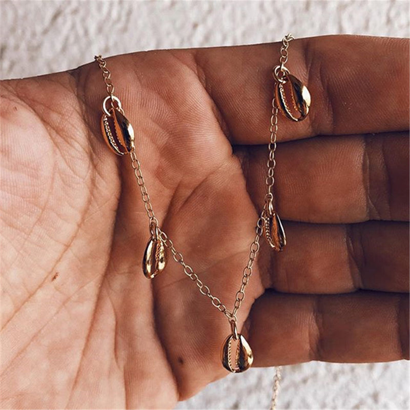 Conch Shape Shell Charm Necklace