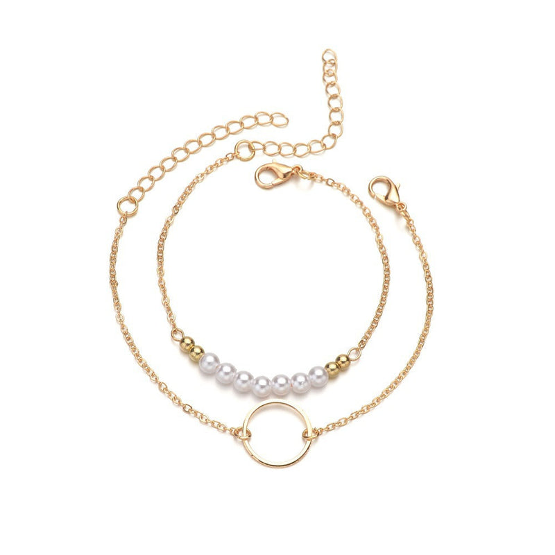 Circle Beads Ball Chain Bracelet