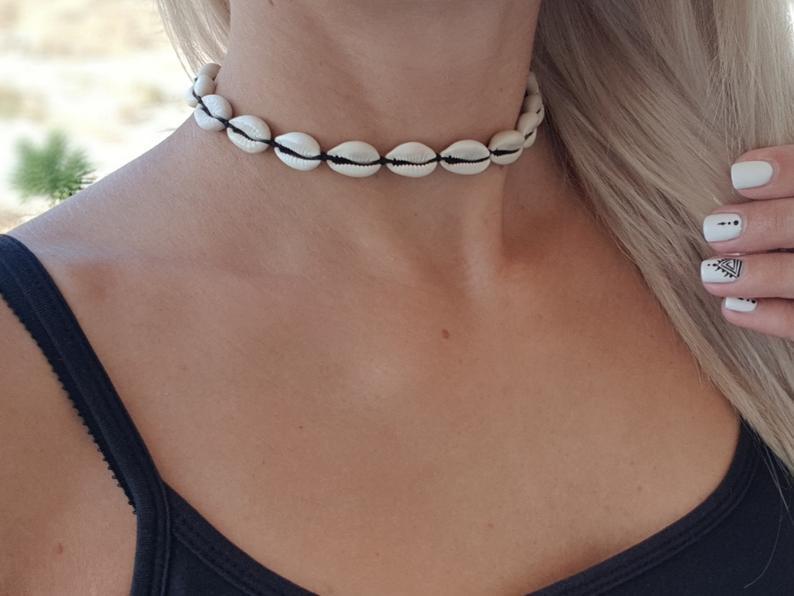 Summer Bohemian Handmade Natural Shell Choker Necklaces