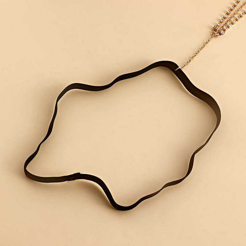 Bohemia Simple Gold Multi Layer Rhinestone Leg Chain