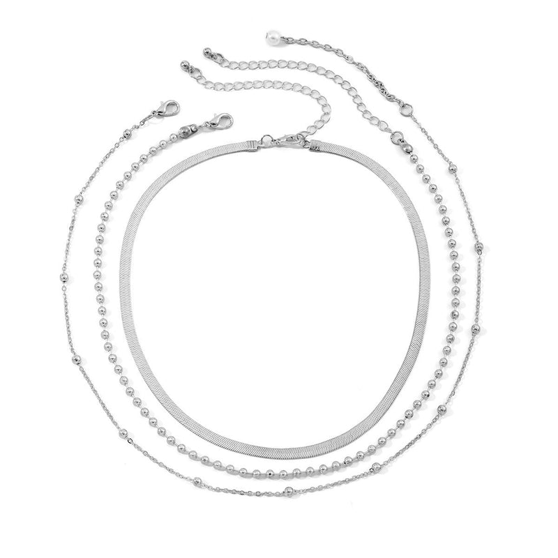 Chain Layer Choker Necklaces