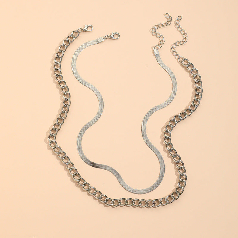 Multilayer Layered Snake Chain Necklace