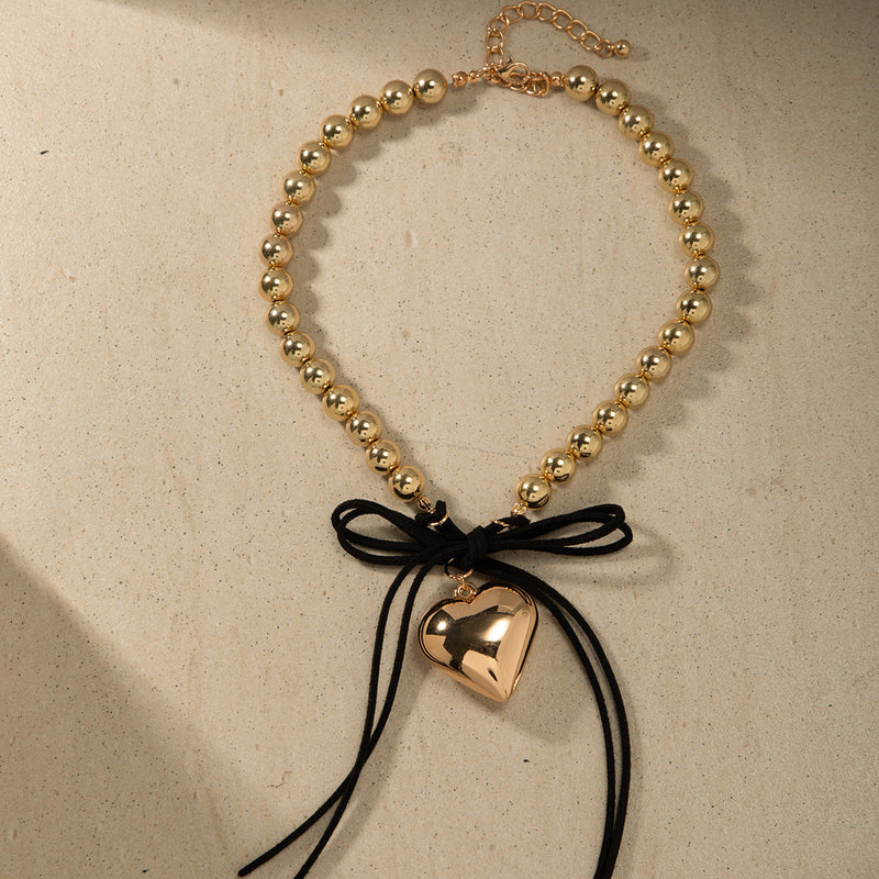 Love Bow Pearl Necklace