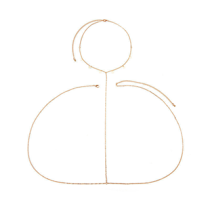 Sexy Crystal Chest Chain Fashion Body Jewelry