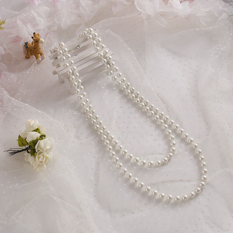 Classic Fashion Faux Pearl Necklace for Ladies