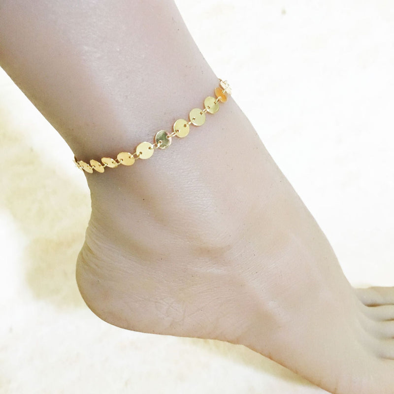 Coin Chain Foot Bracelet Jewelry