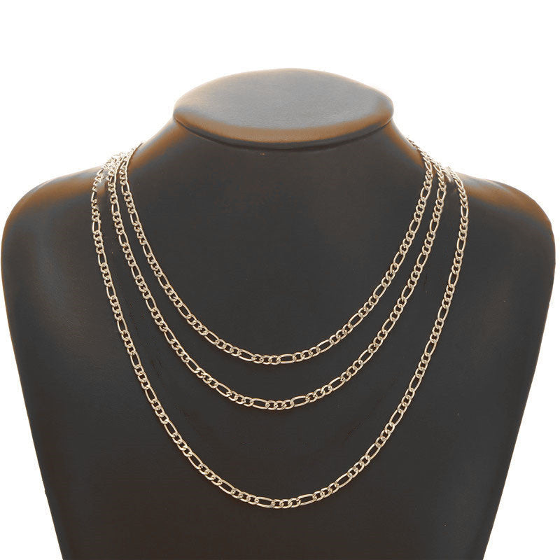 Classic Hip Hop Chain Necklace Figaro Chain
