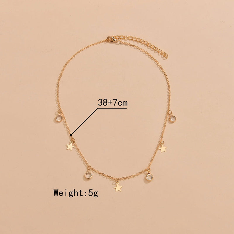 Star Tassel Pendants Necklace